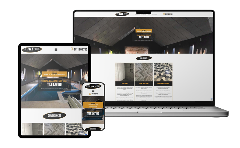 bellarinetilelaying torquay web development